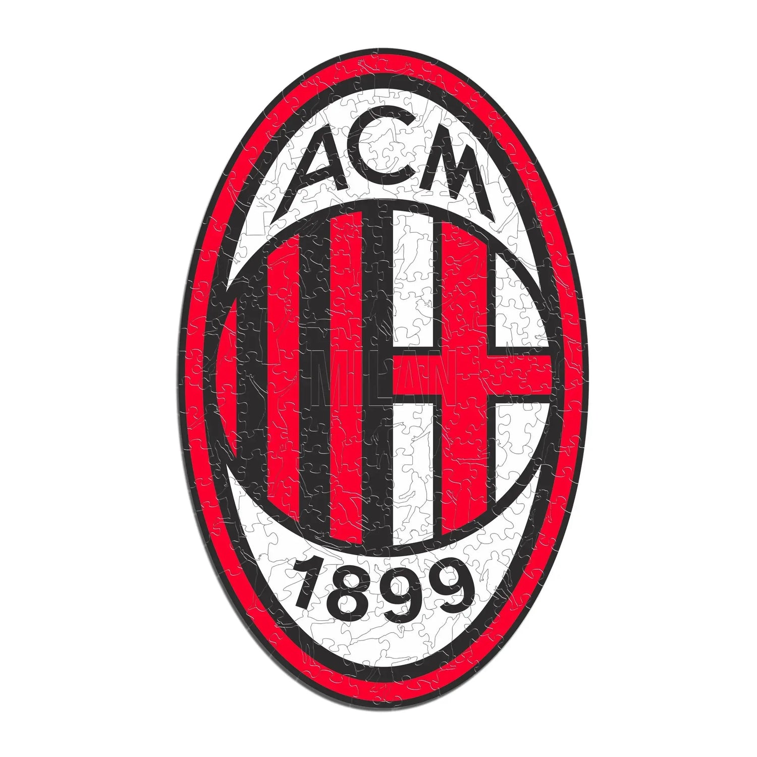 AC Milan Logo - Puzzle en bois Puzzle Goals