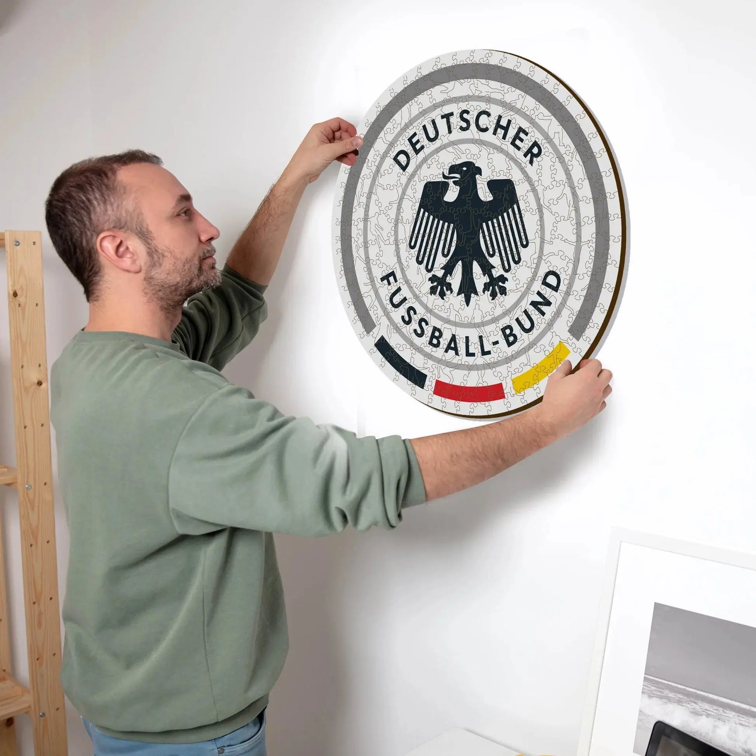 Allemagne Logo - Puzzle en bois Puzzle Goals