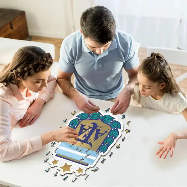 Argentine Logo - Puzzle en bois Puzzle Goals