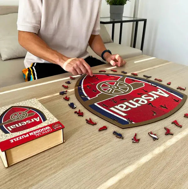 Arsenal Logo - Puzzle en bois Puzzle Goals