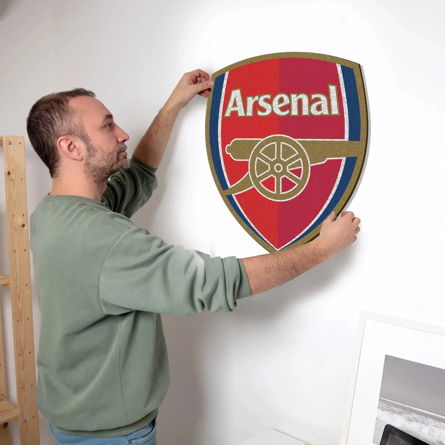 Arsenal Logo - Puzzle en bois Puzzle Goals