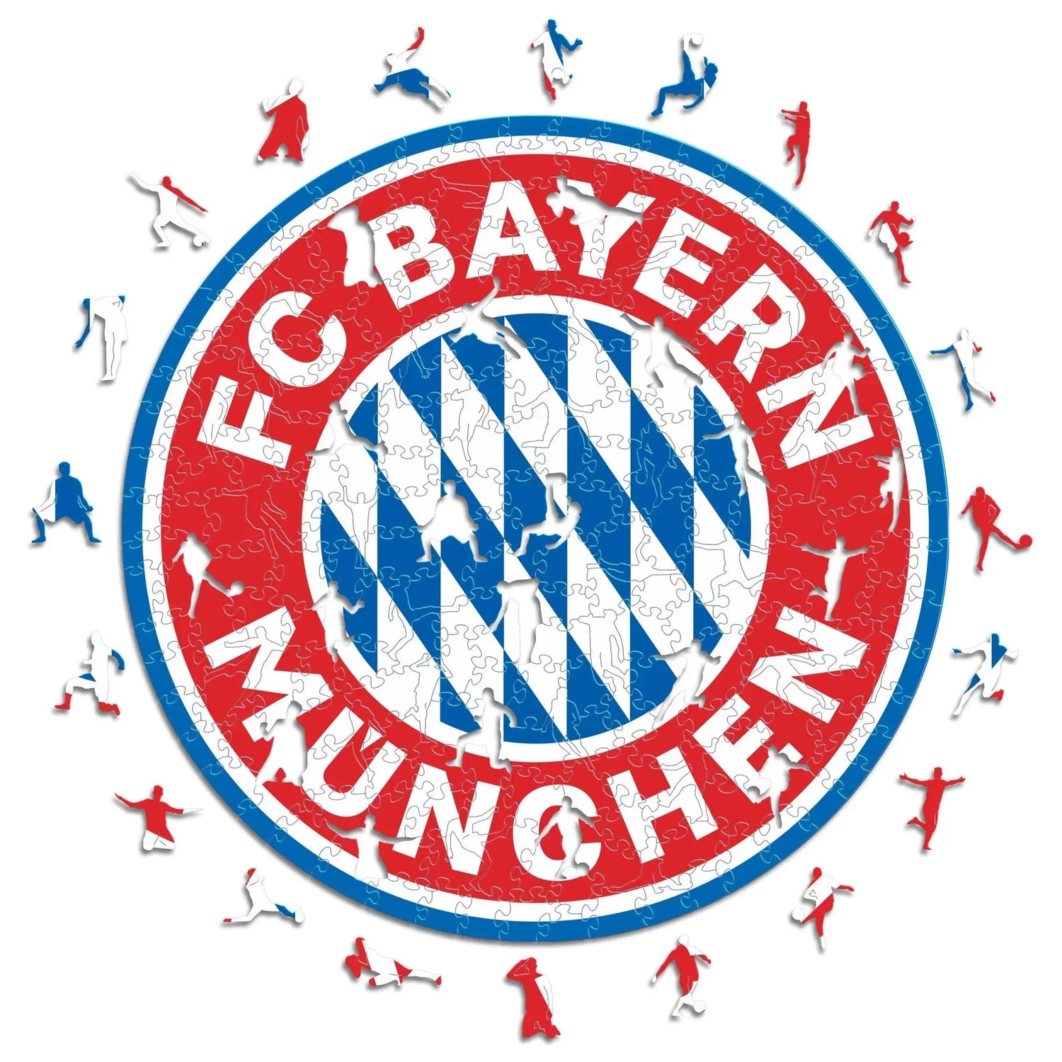 Bayern Munich Logo - Puzzle en bois Puzzle Goals