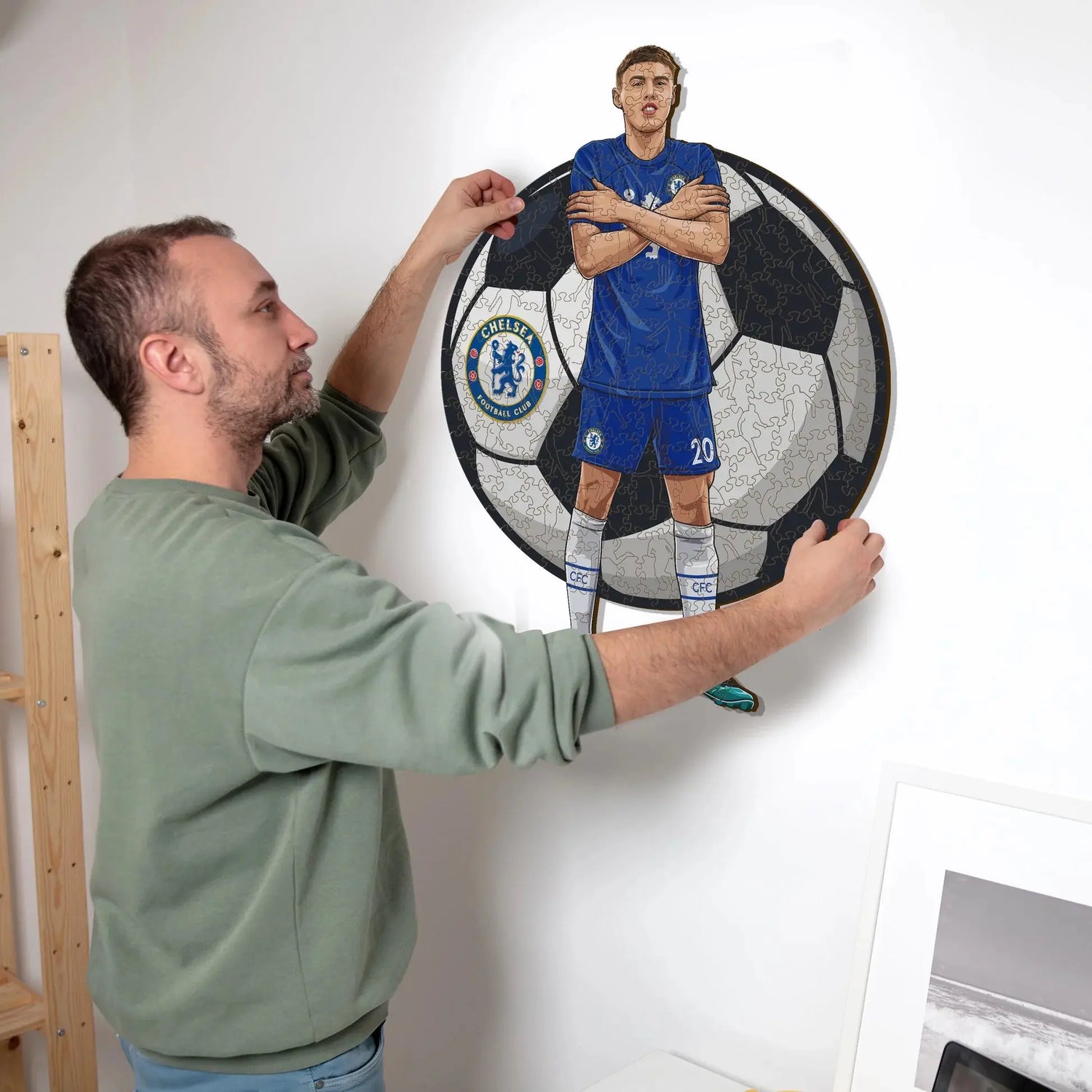 Cole Palmer Chelsea - Puzzle en bois Puzzle Goals