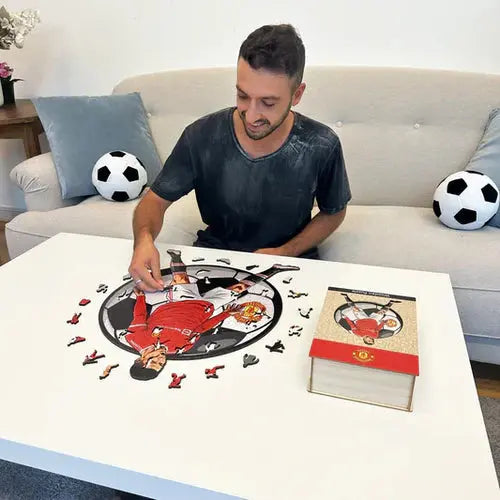 Cristiano Ronaldo Manchester United - Puzzle en bois Puzzle Goals