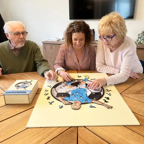 Erling Haaland Manchester City - Puzzle en bois Puzzle Goals