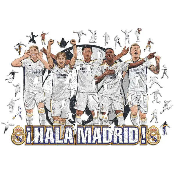 Hala Madrid - Puzzle en bois Puzzle Goals