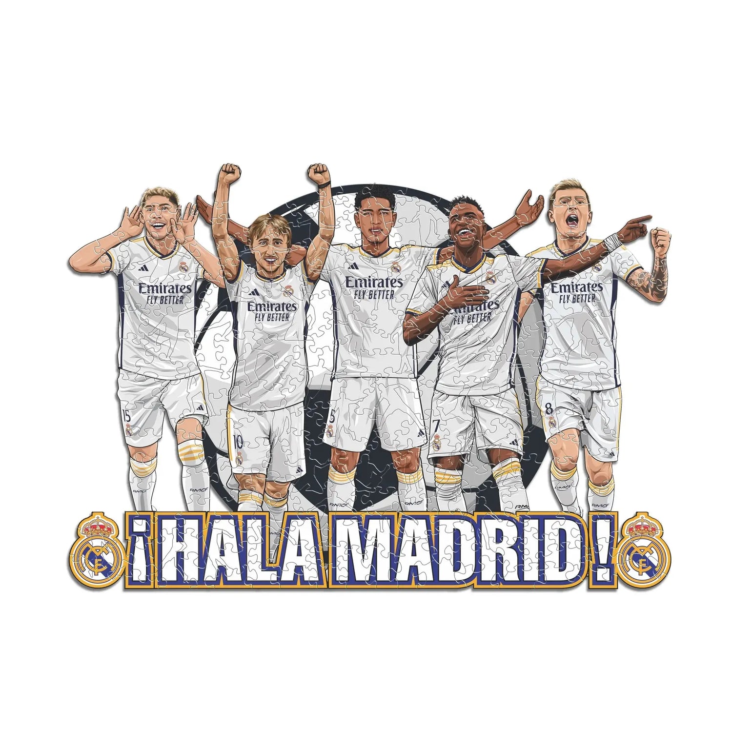 Hala Madrid - Puzzle en bois Puzzle Goals