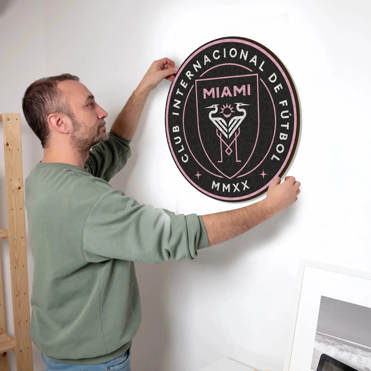 Inter Miami Logo - Puzzle en bois Puzzle Goals