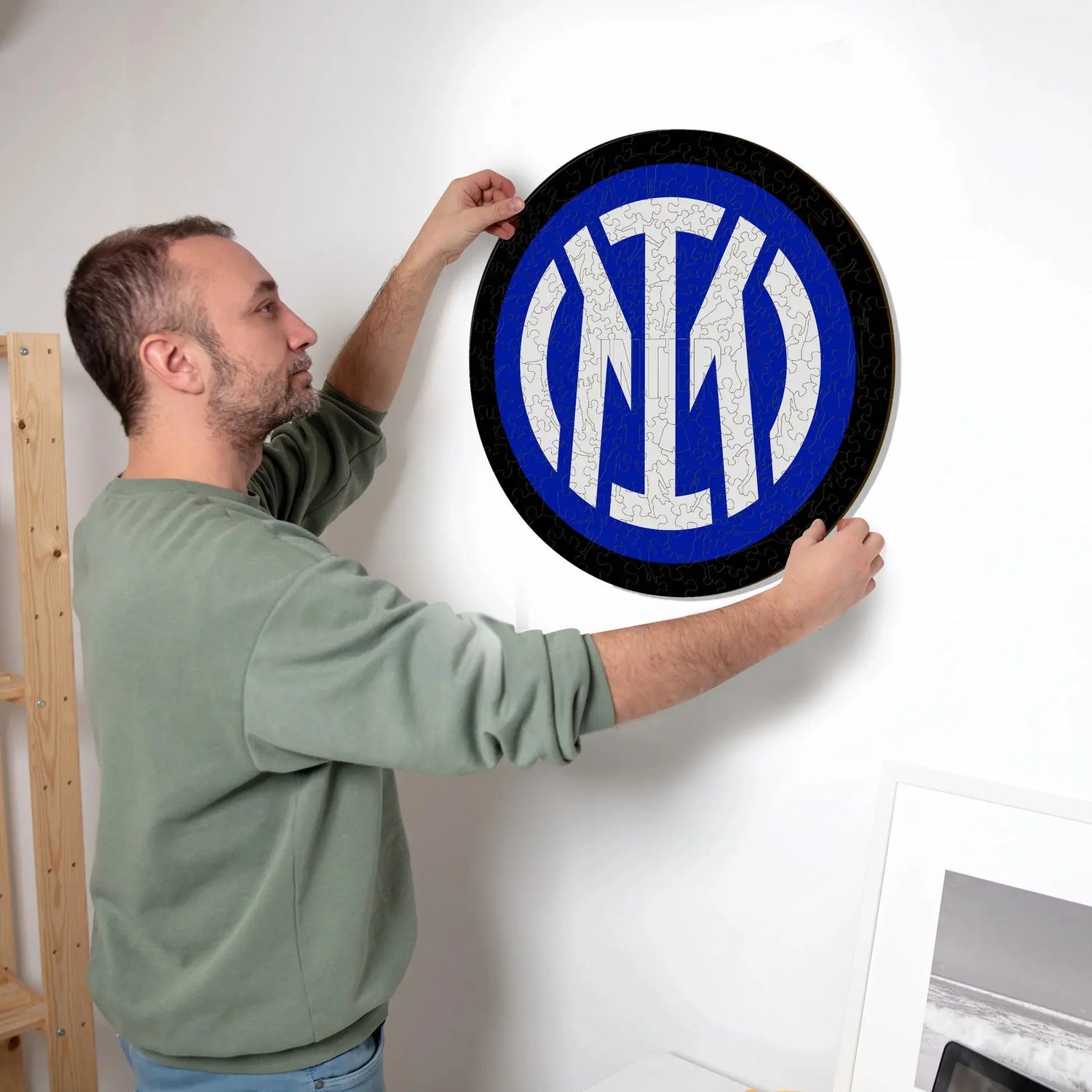 Inter logo - Puzzle en bois Puzzle Goals