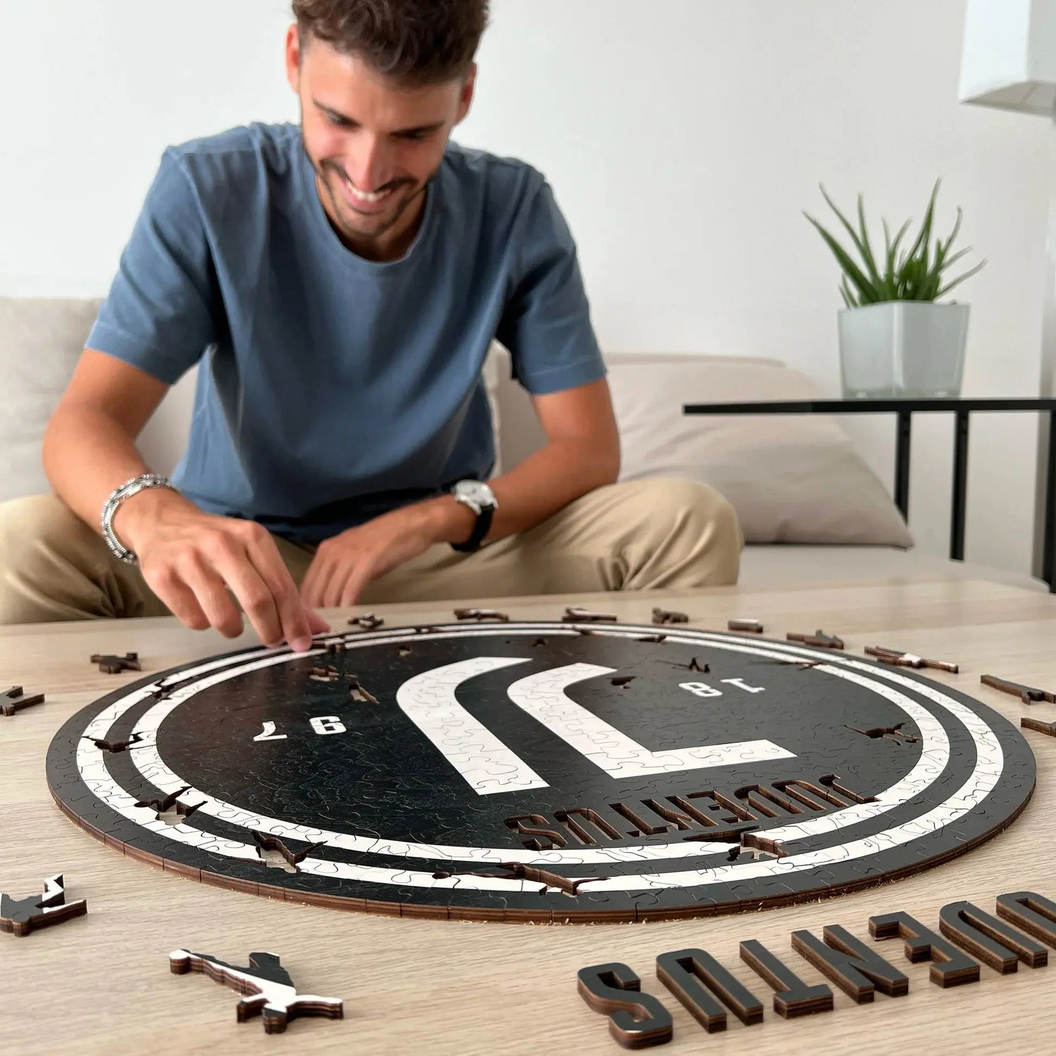 Juventus Logo - Puzzle en bois Puzzle Goals