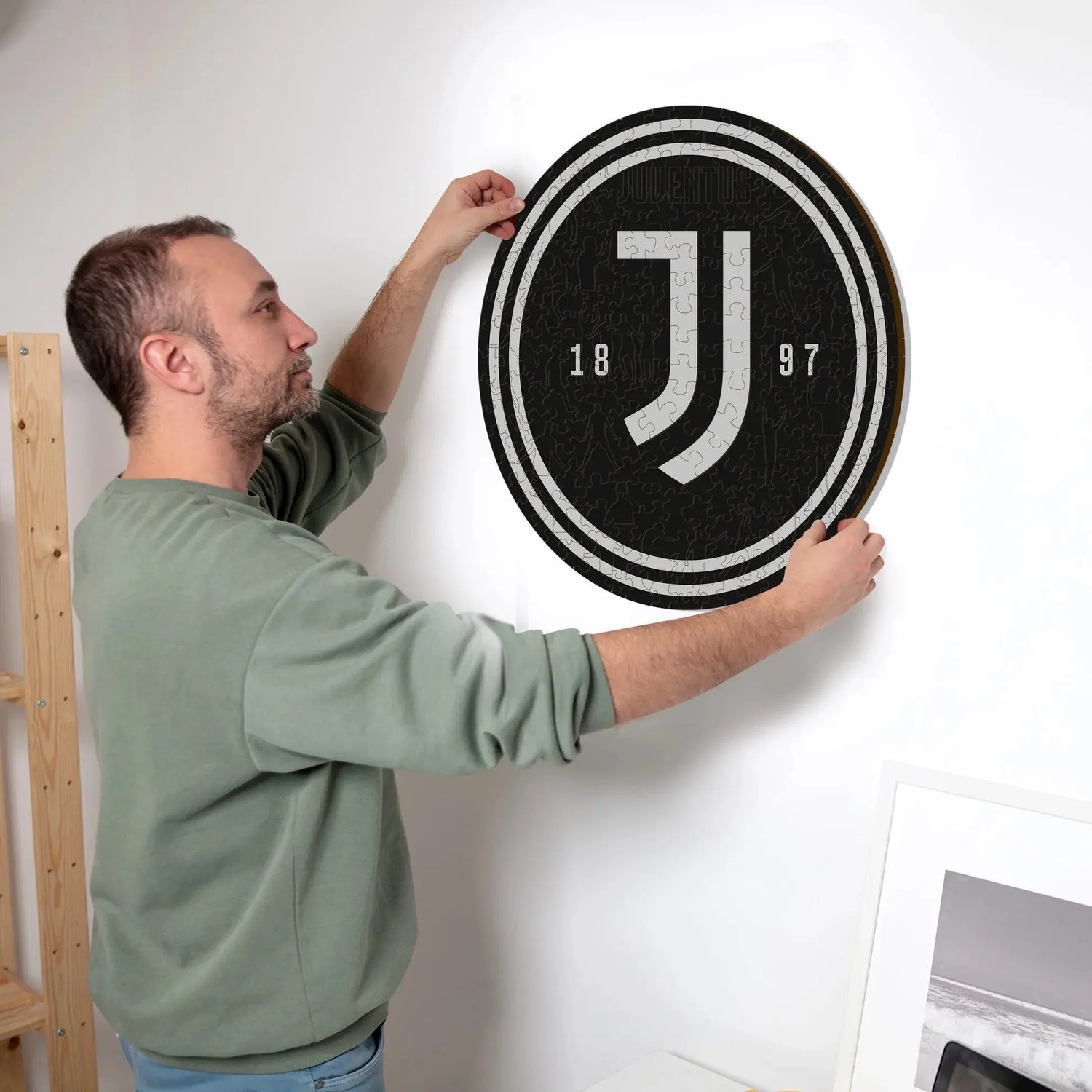 Juventus Logo - Puzzle en bois Puzzle Goals