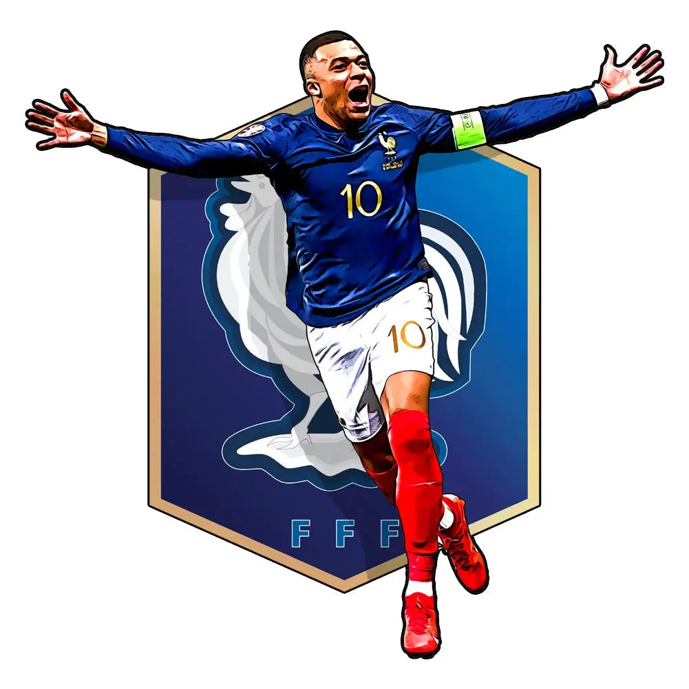 Kylian Mbappé France - Puzzle en bois Puzzle Goals