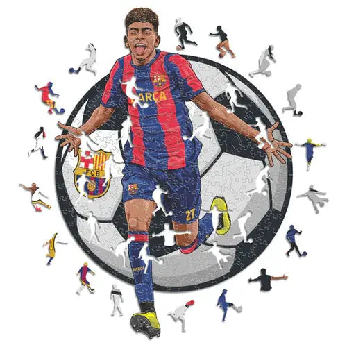 Lamine Yamal Barcelone - Puzzle en bois Puzzle Goals