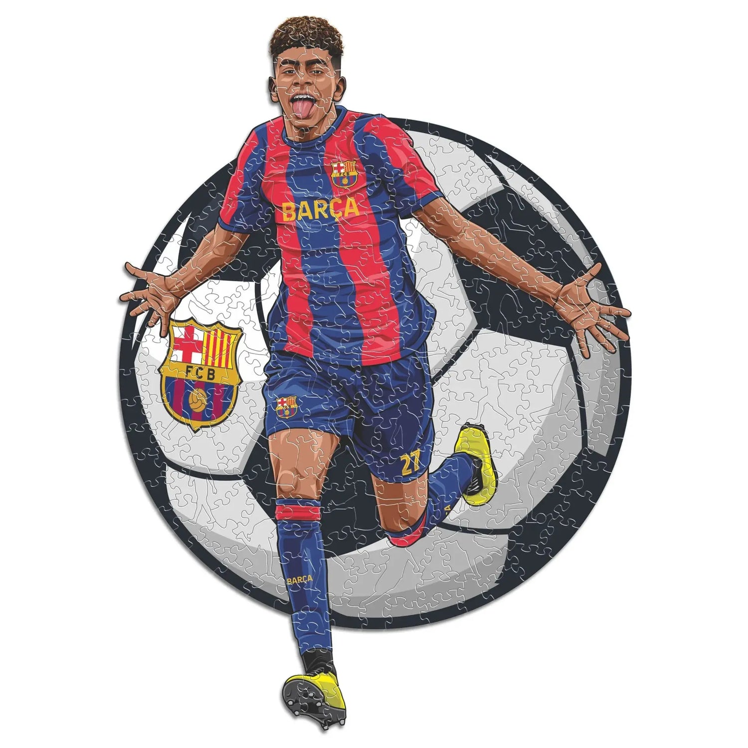 Lamine Yamal Barcelone - Puzzle en bois Puzzle Goals