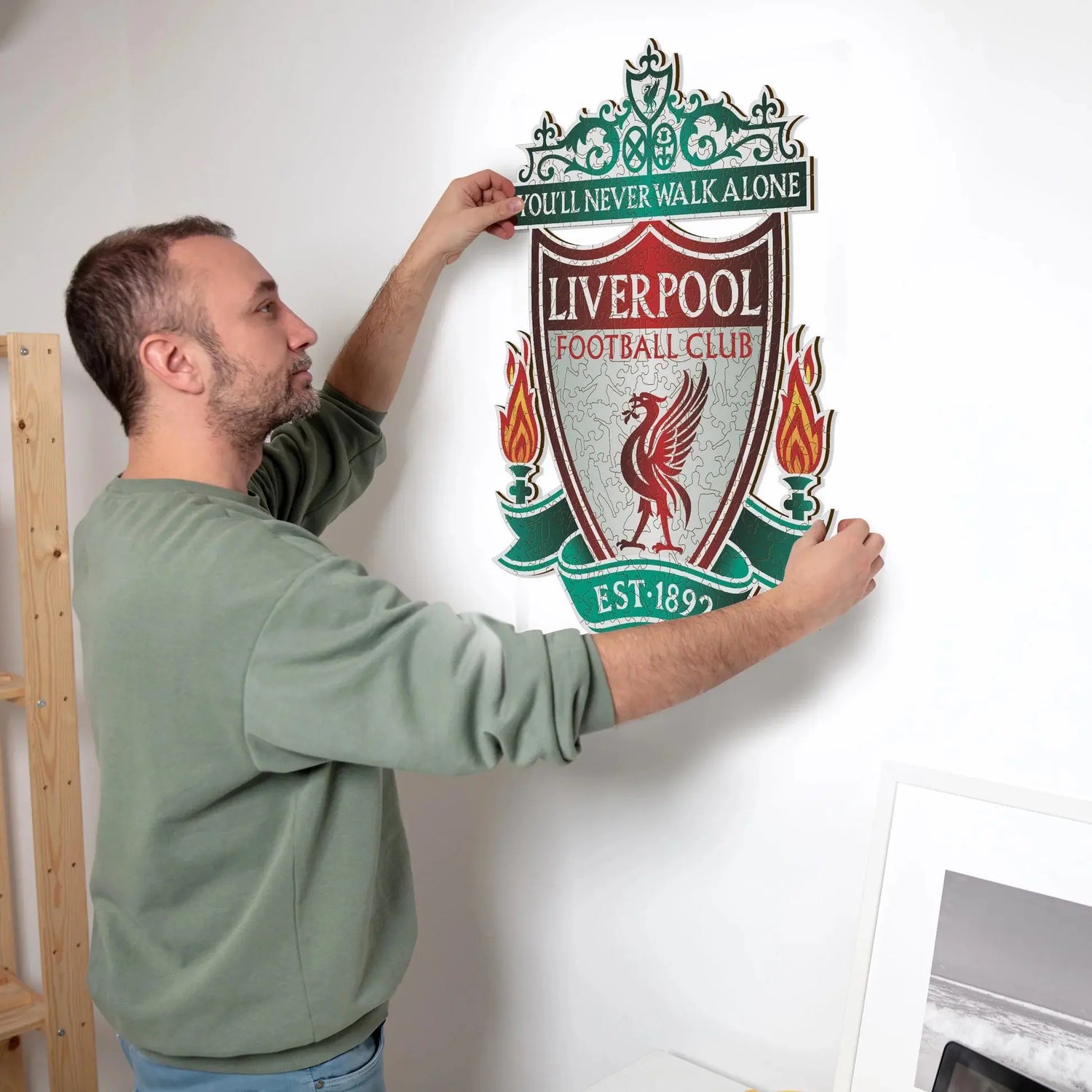 Liverpool FC Logo - Puzzle en bois Puzzle Goals