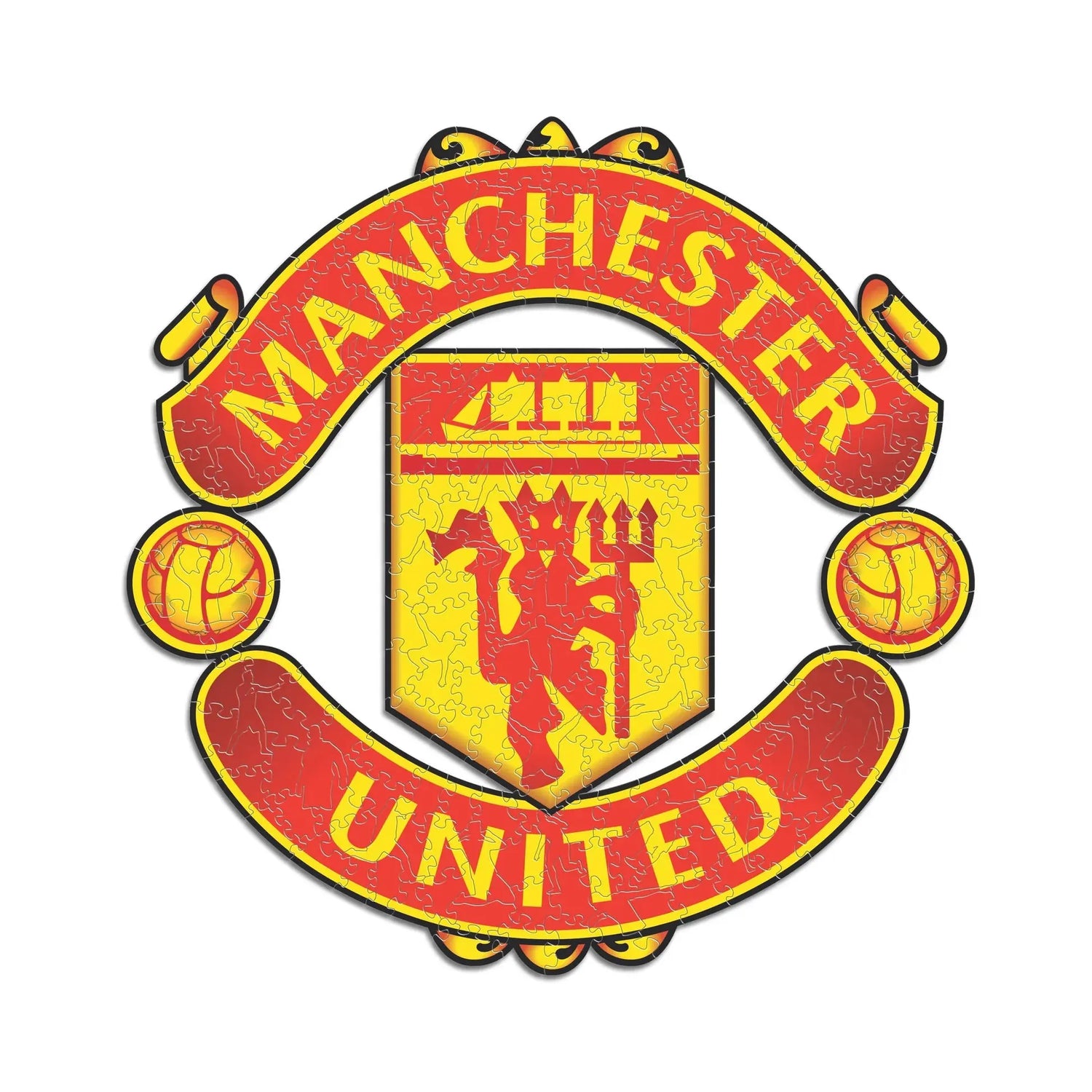 Manchester United Logo - Puzzle en bois Puzzle Goals