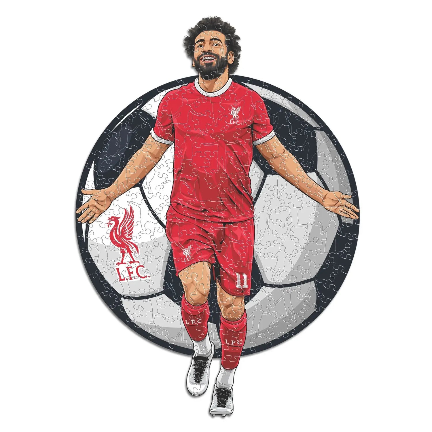 Mohammed Salah Liverpool - Puzzle en bois Puzzle Goals