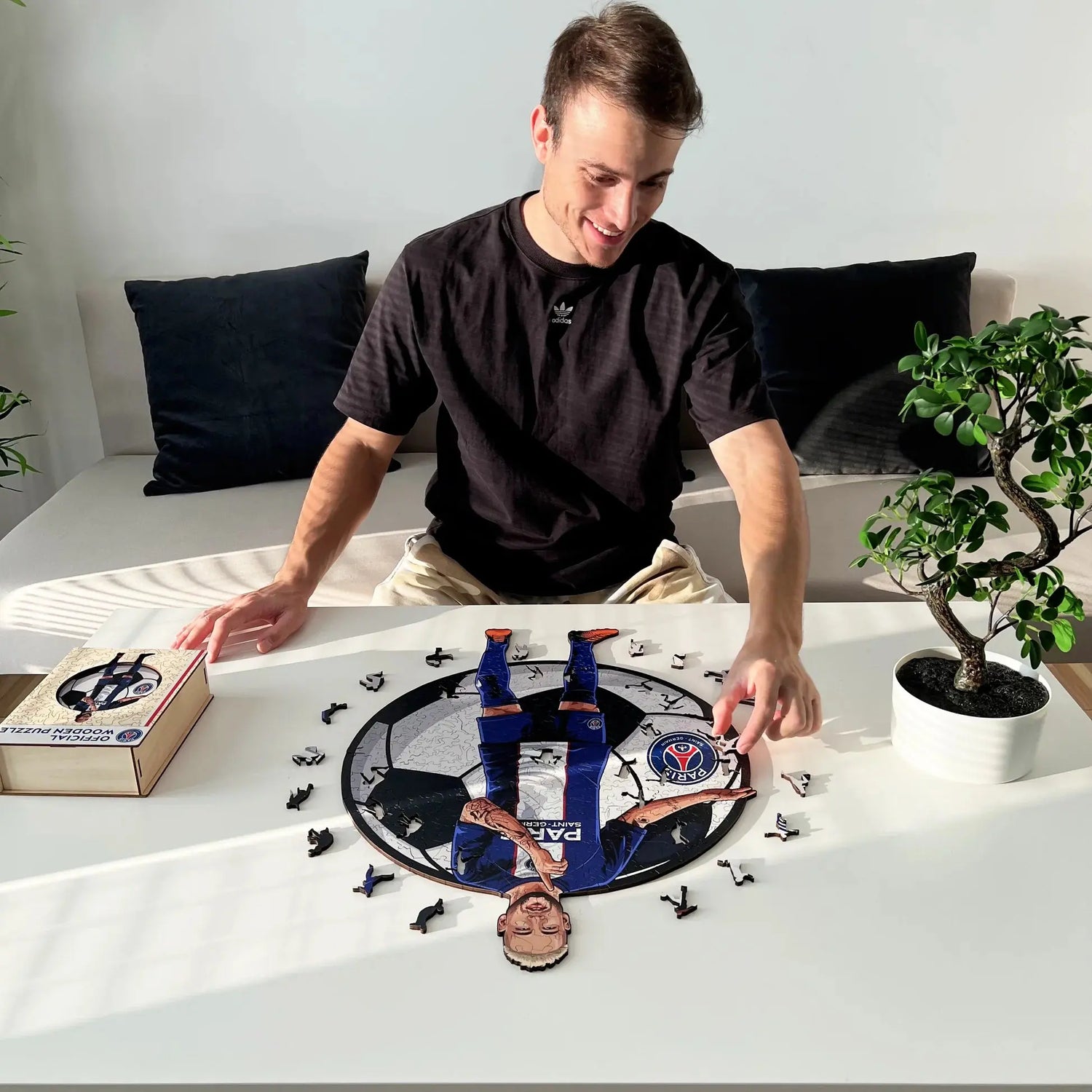 Neymar Jr. PSG - Puzzle en bois Puzzle Goals