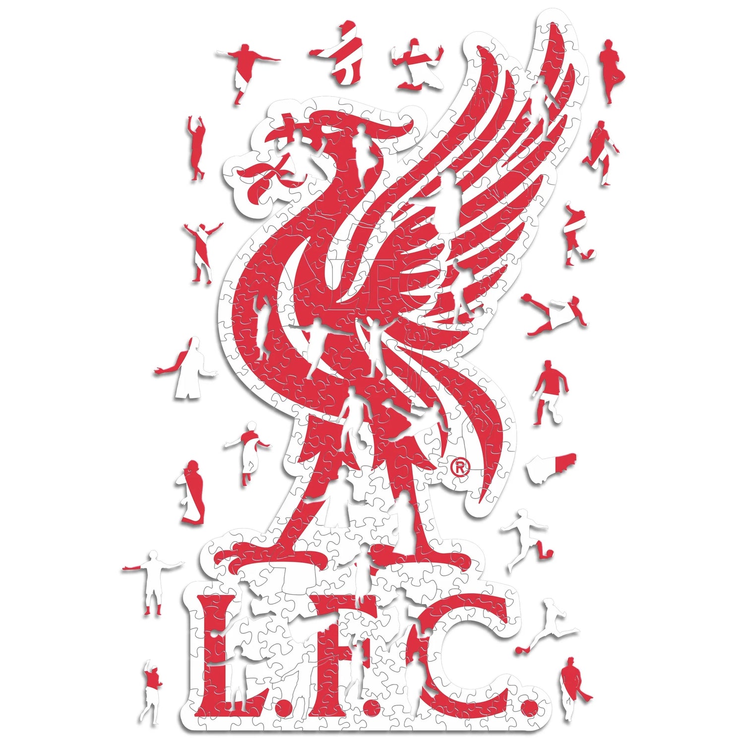 Liverpool Liver Bird Logo - Puzzle en bois