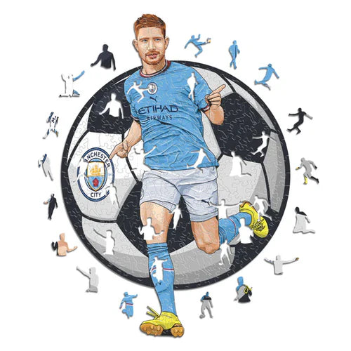 Kevin De Bruyne Manchester City - Puzzle en bois