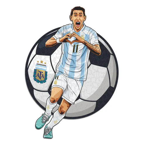 Angel Di Maria Argentine - Puzzle en bois