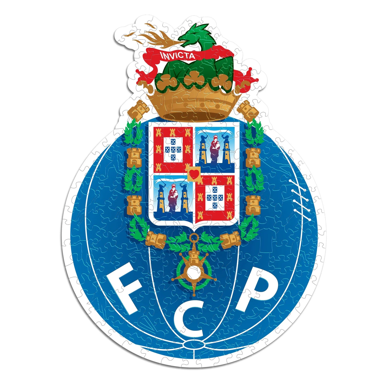 FC Porto Logo - Puzzle en bois