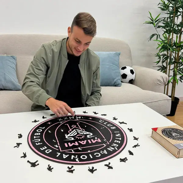 Inter Miami Logo - Puzzle en bois Puzzle Goals
