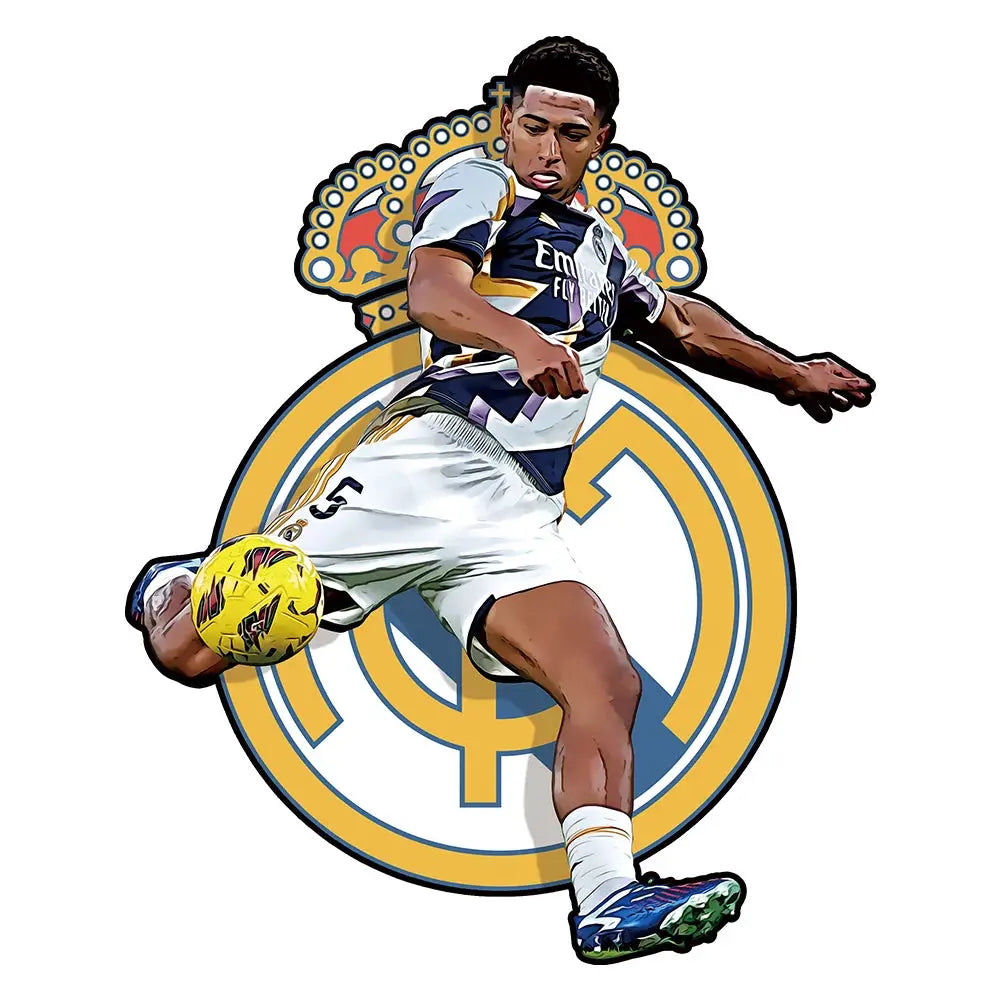 Jude Bellingham Real Madrid Training - Puzzle en bois Puzzle Goals