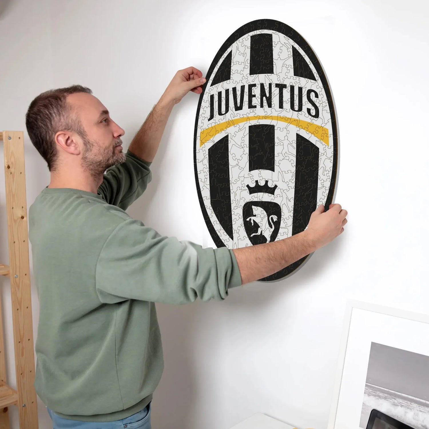 Juventus Logo Rétro - Puzzle en bois Puzzle Goals