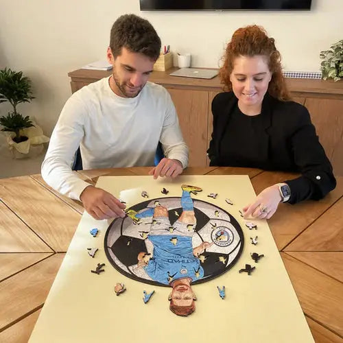 Kevin De Bruyne Manchester City - Puzzle en bois Puzzle Goals
