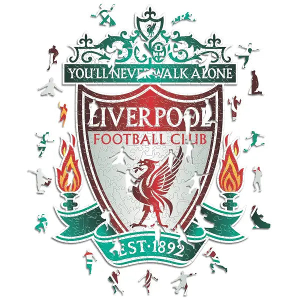 Liverpool FC Logo - Puzzle en bois Puzzle Goals