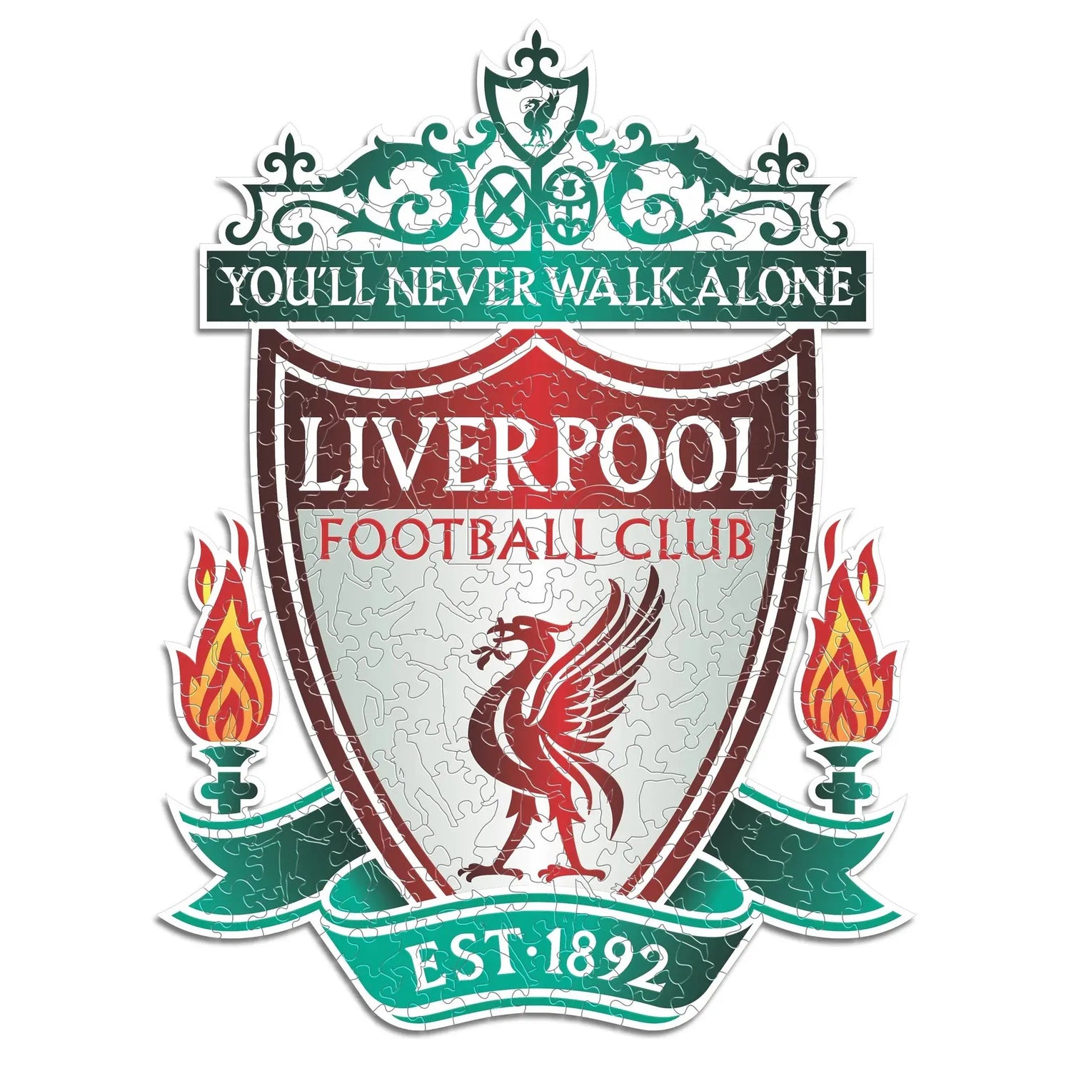 Liverpool FC Logo - Puzzle en bois Puzzle Goals