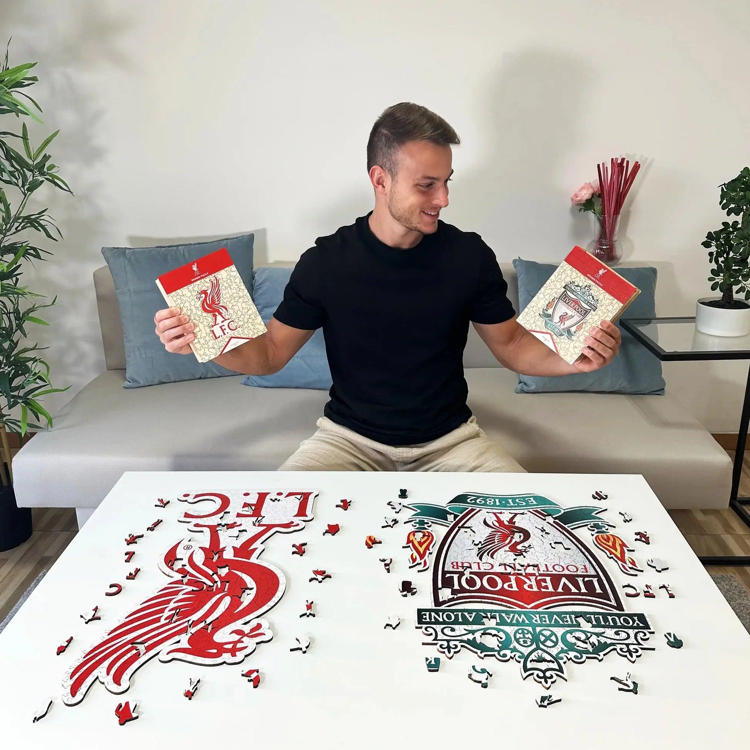 Liverpool Liver Bird Logo - Puzzle en bois Puzzle Goals