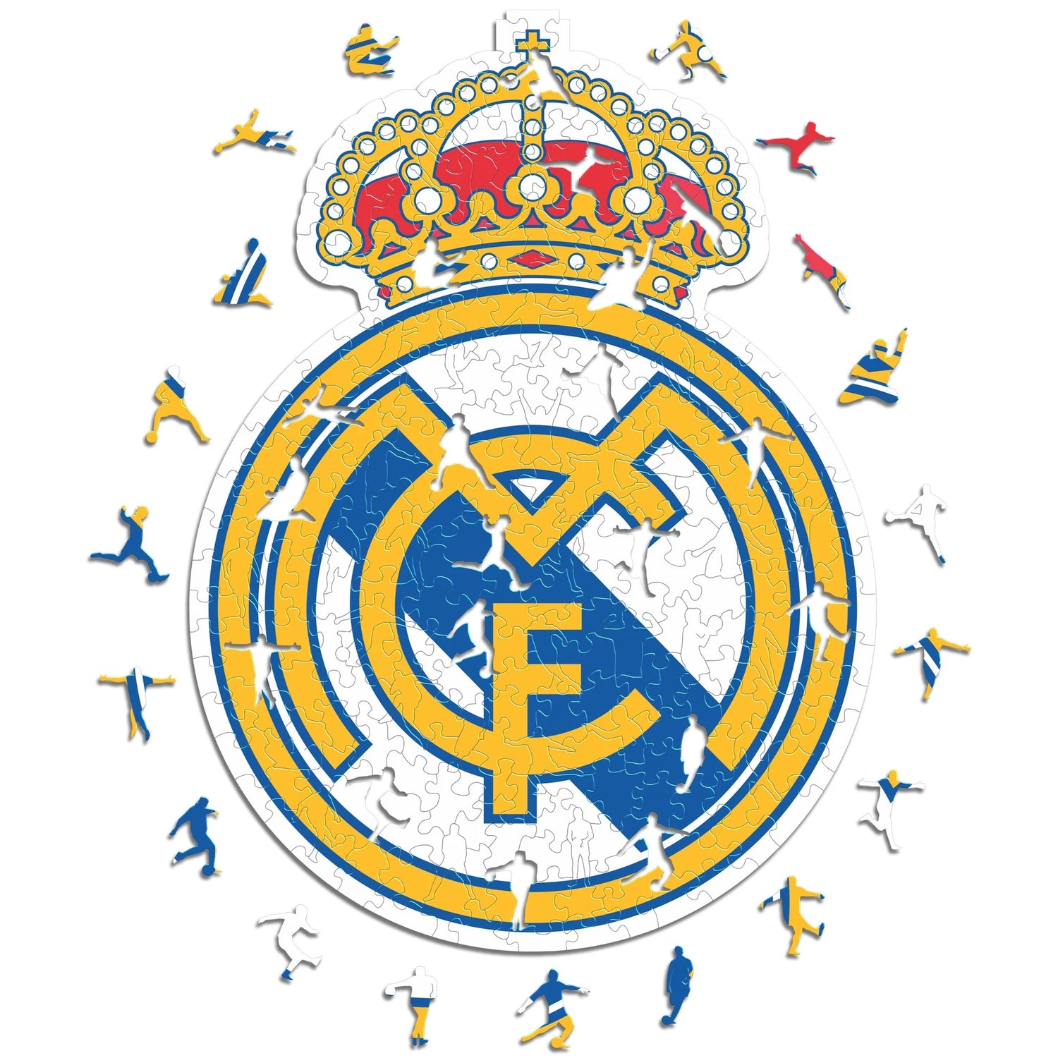 Real Madrid Logo - Puzzle en bois