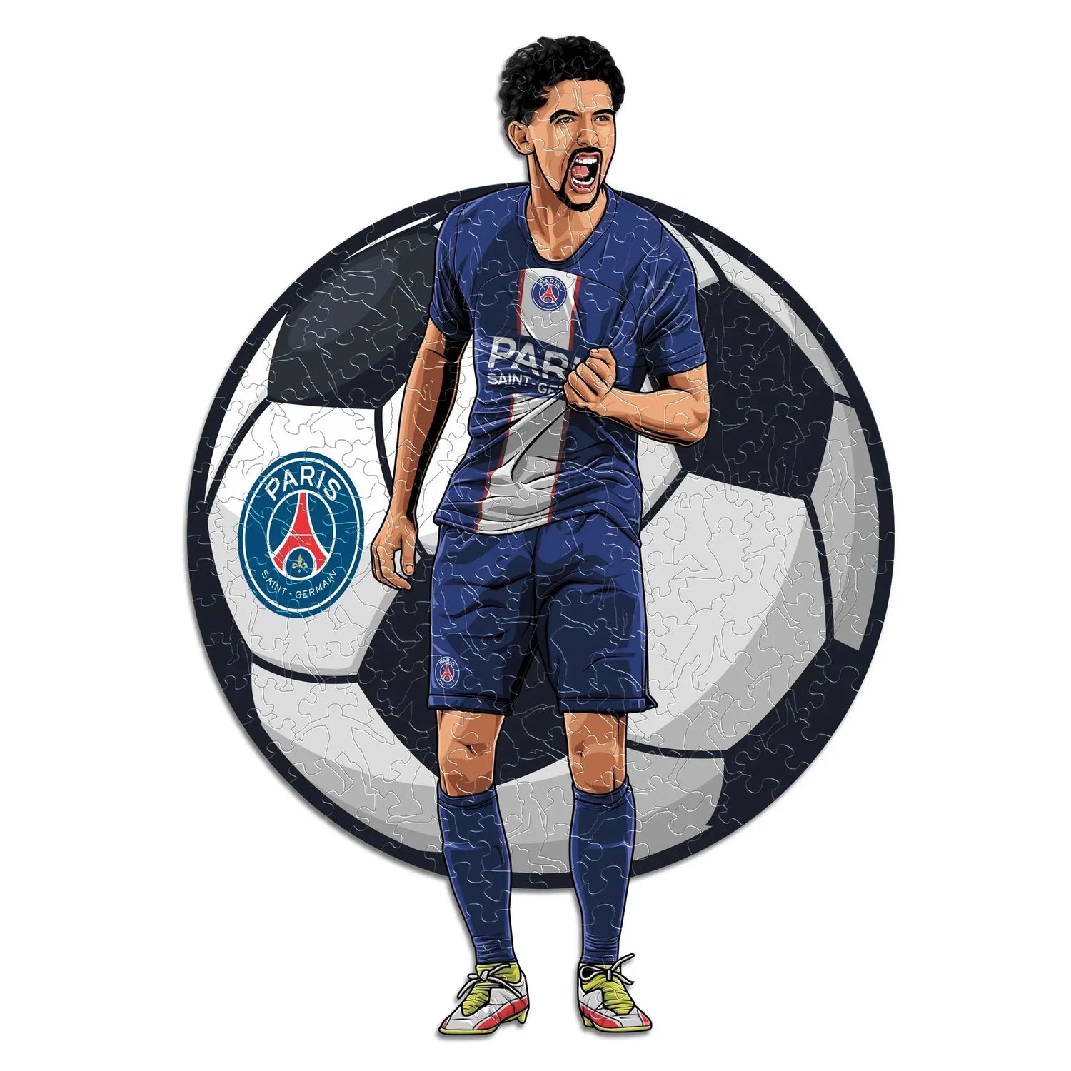 Marquinhos PSG - Puzzle en bois Puzzle Goals