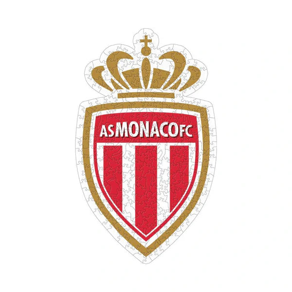 AS Monaco Logo - Puzzle en bois