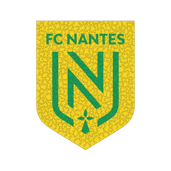 FC Nantes Logo - Puzzle en bois