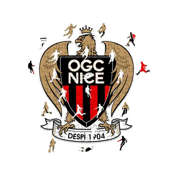 OGC Nice Logo - Puzzle en bois Puzzle Goals
