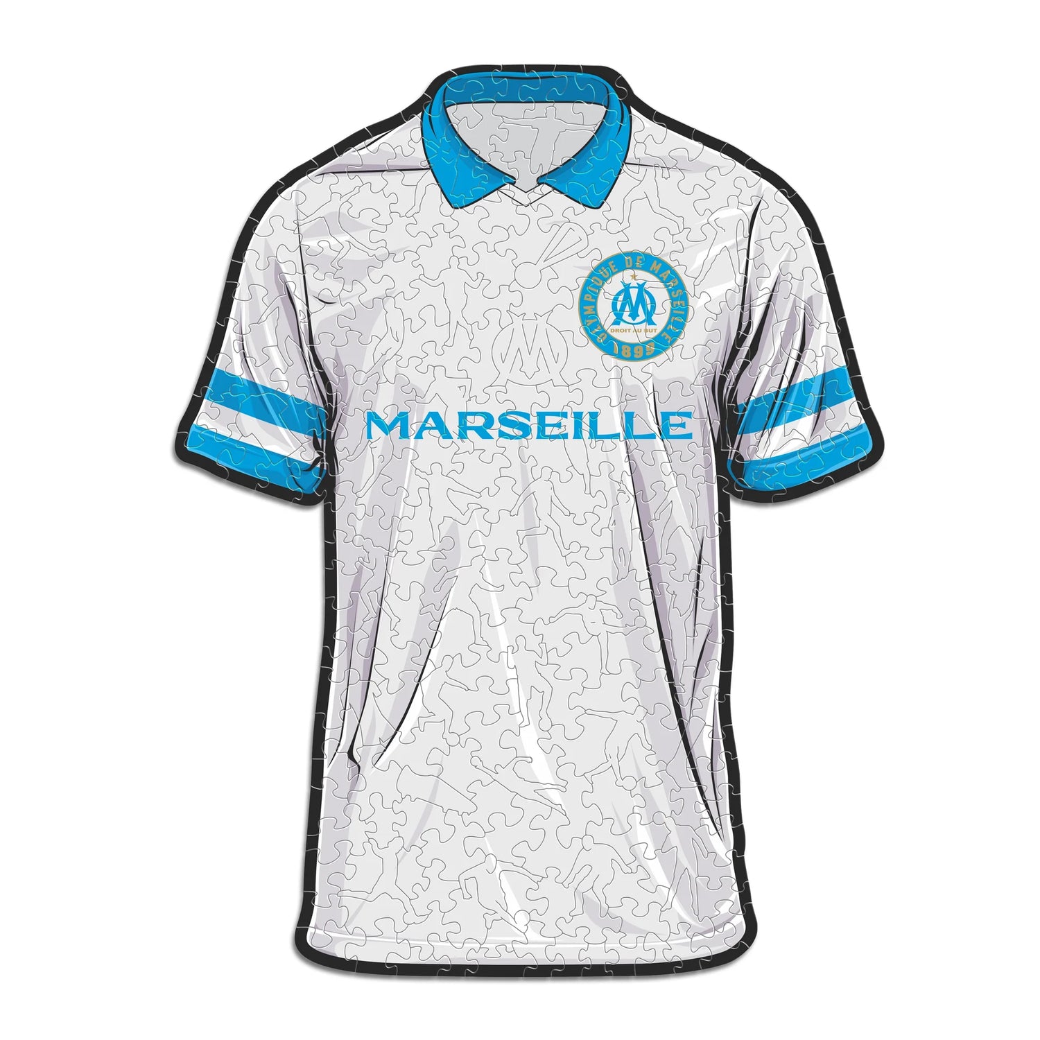 Marseille Maillot - Puzzle en bois