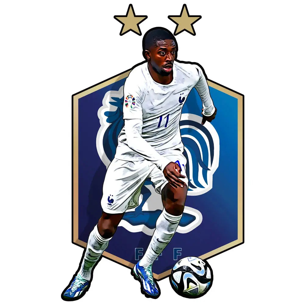 Ousmane Dembélé France - Puzzle en bois Puzzle Goals