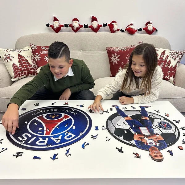 PSG Logo - Puzzle en bois