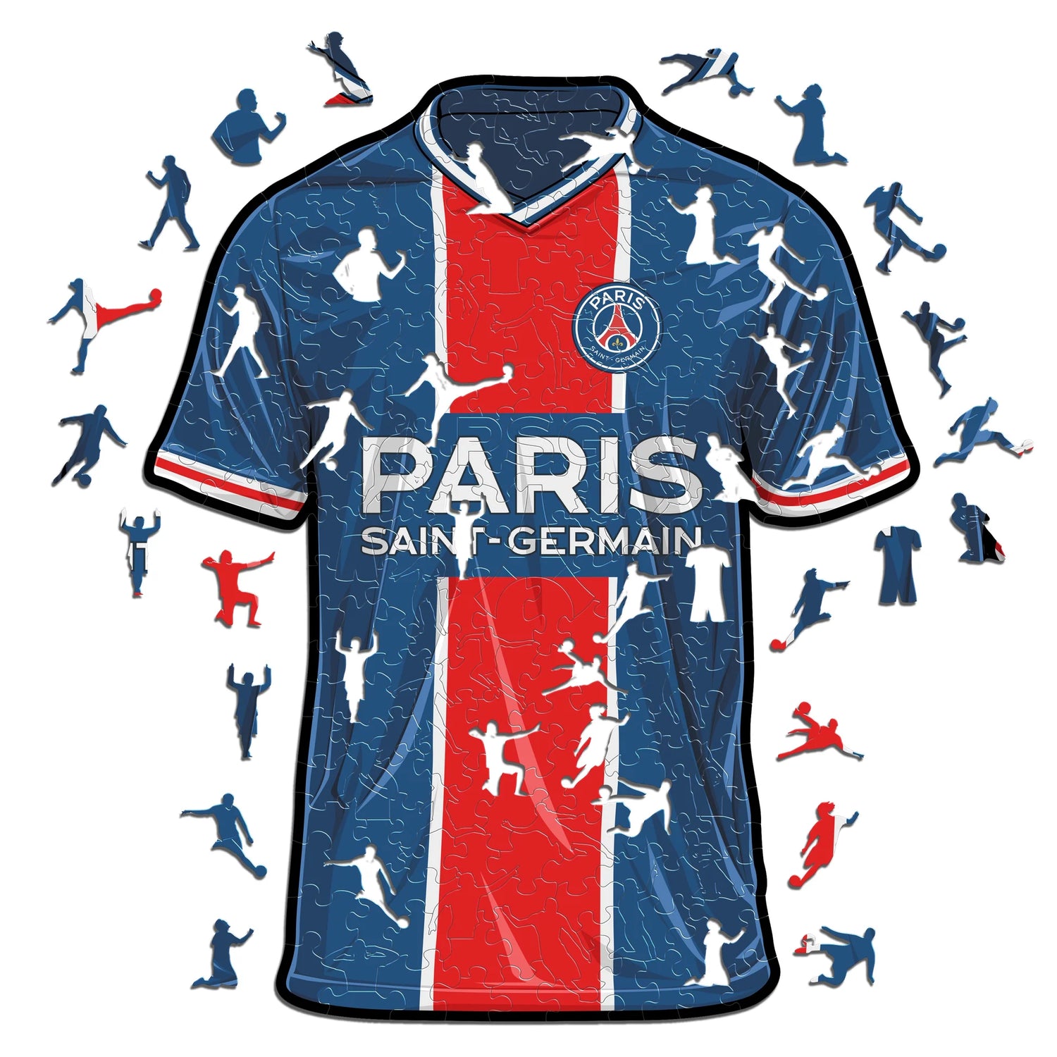 PSG Maillot - Puzzle en bois