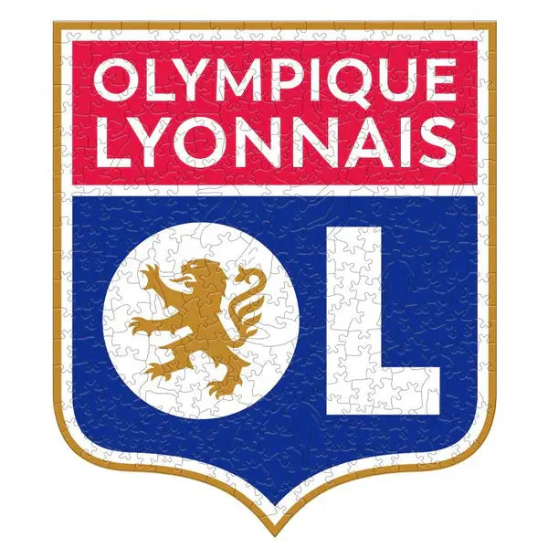 Puzzle Olympique Lyonnais - Puzzle foot en bois - Puzzle Goals
