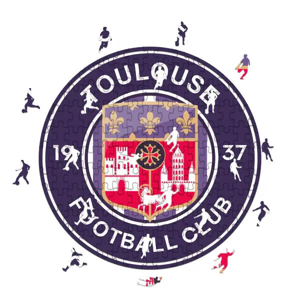Puzzle Toulouse - Puzzle Foot en bois - PuzzleGoals