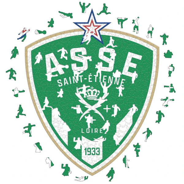 Saint-Étienne Logo - Puzzle en bois