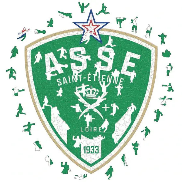 Saint-Étienne Logo - Puzzle en bois Puzzle Goals