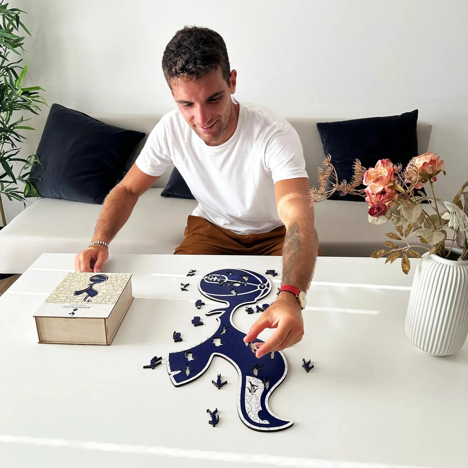 Tottenham Hotspur Logo - Puzzle en bois Puzzle Goals