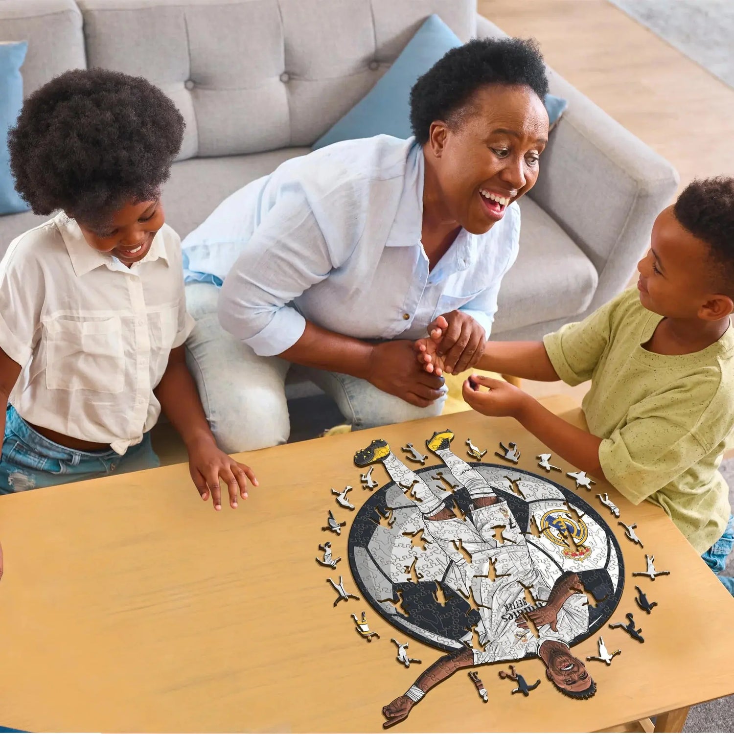 Vinicius Jr. Real Madrid - Puzzle en bois Puzzle Goals