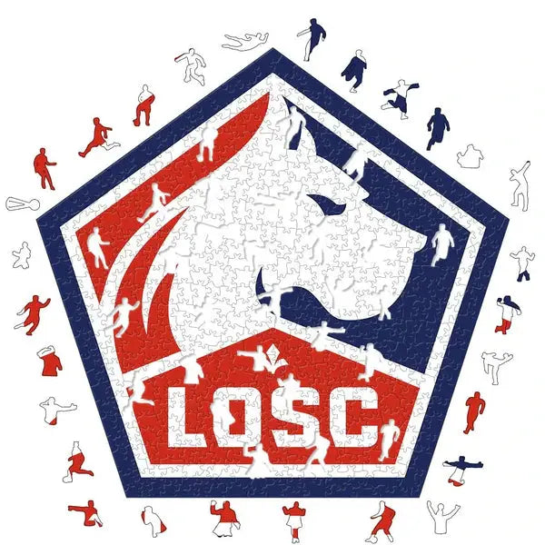 Puzzle Lille - Puzzle Foot en bois - PuzzleGoals