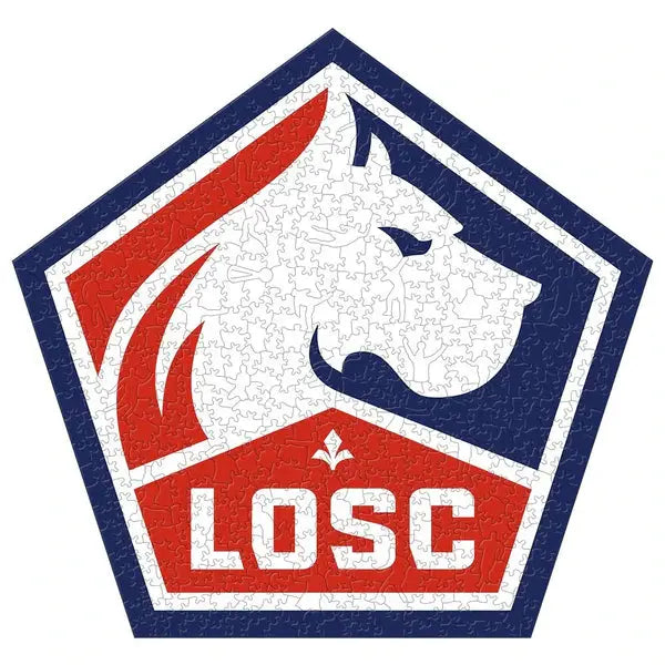 Puzzle Lille - Puzzle Foot en bois Puzzle Goals - puzzle Losc